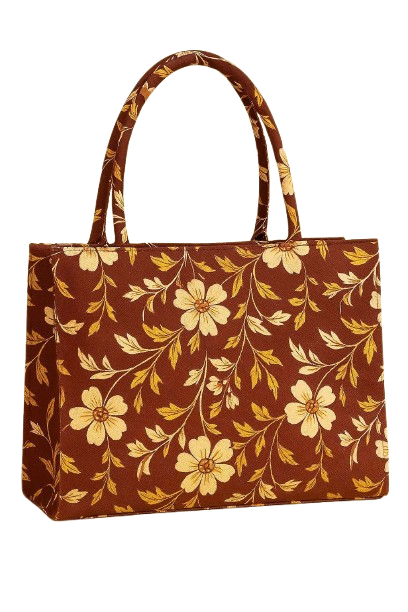 Elegant Floral Handbag – Perfect Blend of Style & Utility