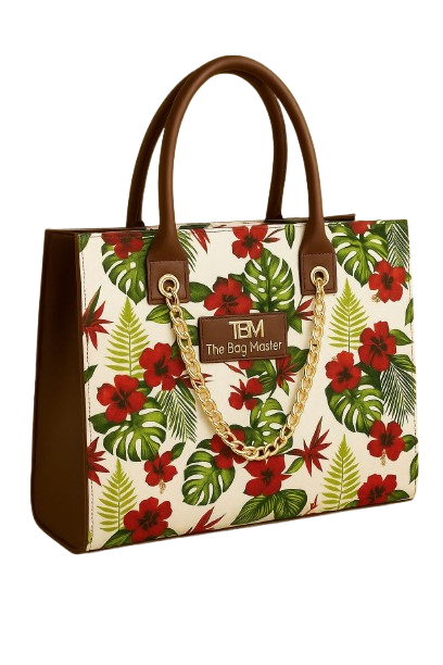Floral Elegance Tote – By The Bag Master