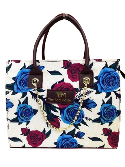 Floral Elegance Tote – By The Bag Master