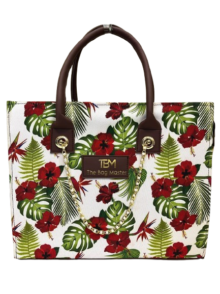 Floral Elegance Tote – By The Bag Master