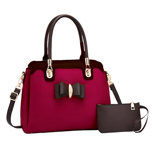 High Quality 2 Piece Set Bow Style With Wallet with Long Belt