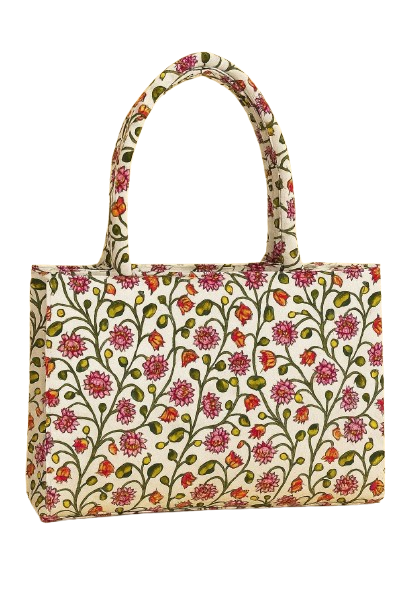 Elegant Floral Handbag – Perfect Blend of Style & Utility