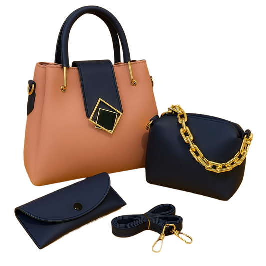 Chic 4-in-1 Designer Handbag Set – Grace Meets Glamour