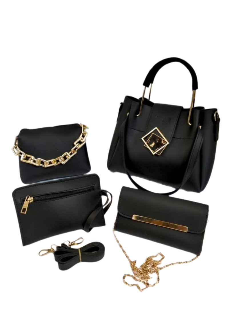 Elegant 5-in-1 Luxury Handbag Set for Modern Women