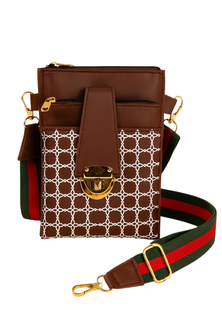 Luxury  Geometric Crossbody Bag – Elegant & Functional