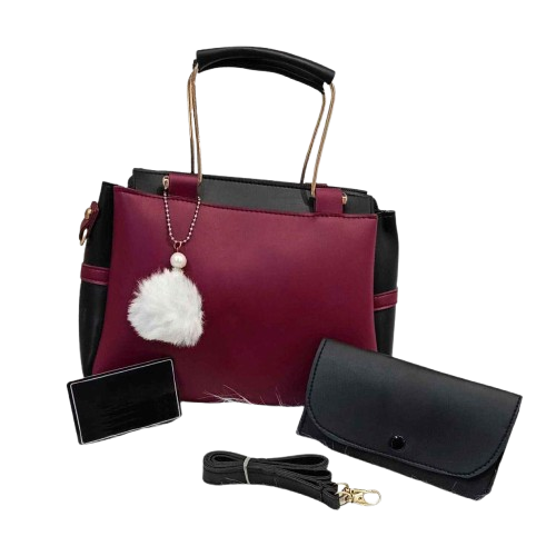 Elegant 3-Piece Handbag Set for Women – Stylish, Spacious & Versatile