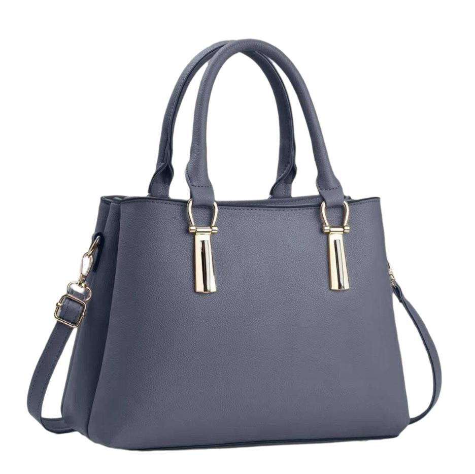 Blush  Elegant Ladies Handbag with Gold Accents – Chic & Versatile