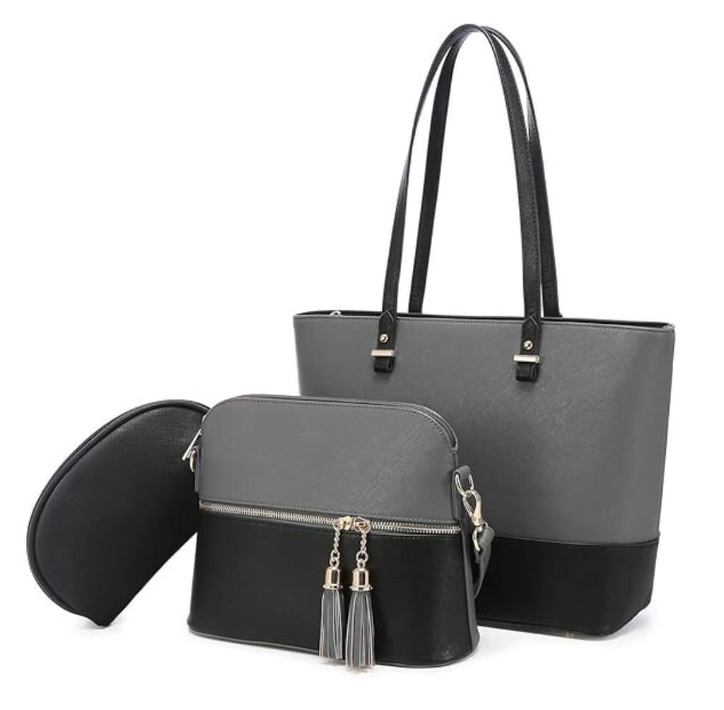 3-Piece Stylish Shoulder Bag Set for Women – Premium Quality & Elegant Design