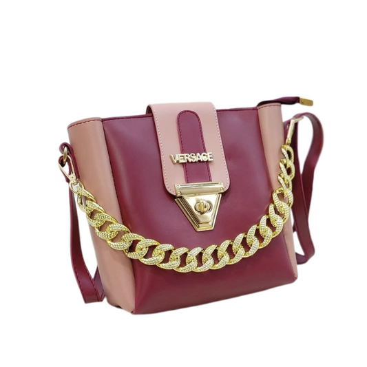 Elegant Versace-Inspired Shoulder Bag – Style Meets Sophistication