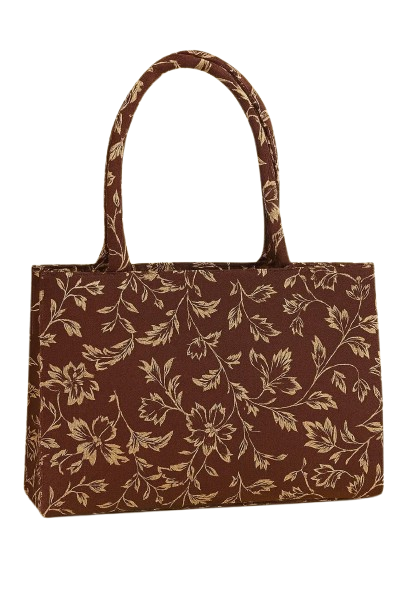 Elegant Floral Handbag – Perfect Blend of Style & Utility