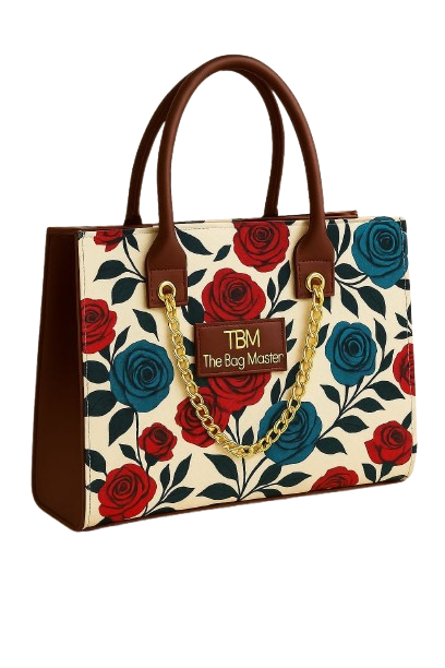 Floral Elegance Tote – By The Bag Master