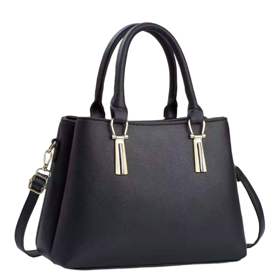 Blush  Elegant Ladies Handbag with Gold Accents – Chic & Versatile
