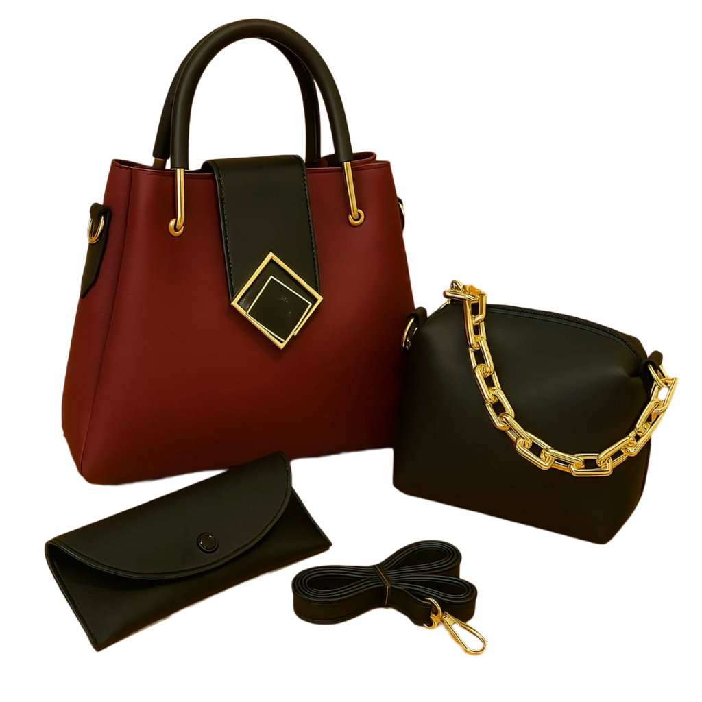 Chic 4-in-1 Designer Handbag Set – Grace Meets Glamour