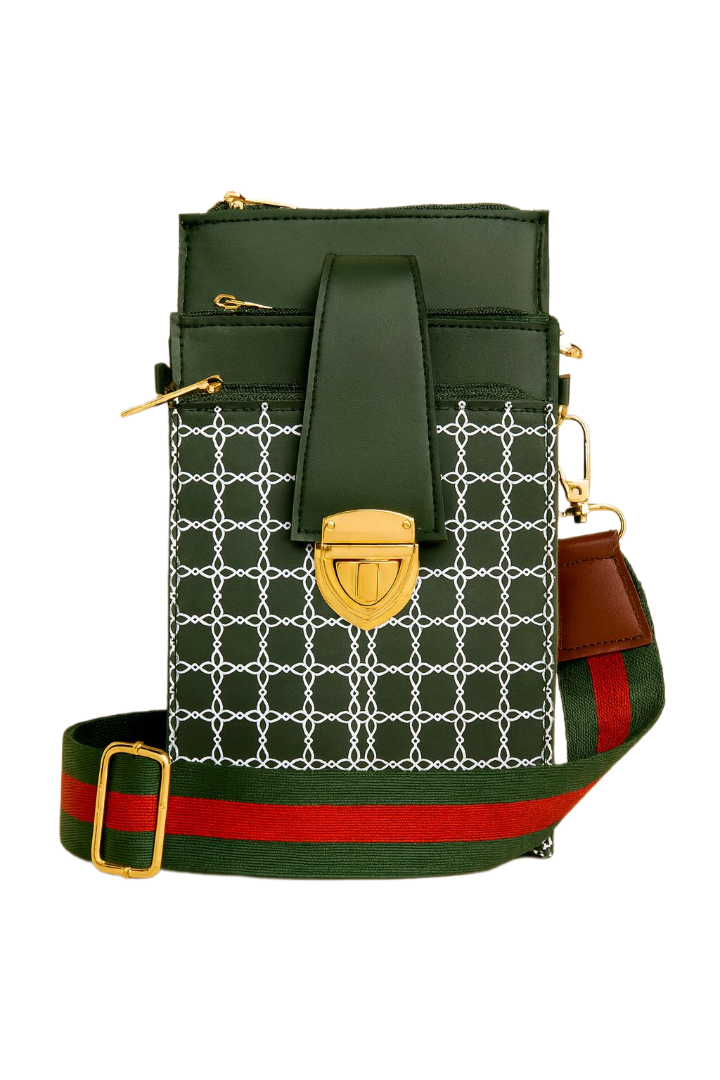 Luxury  Geometric Crossbody Bag – Elegant & Functional