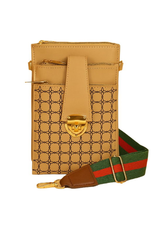 Luxury  Geometric Crossbody Bag – Elegant & Functional