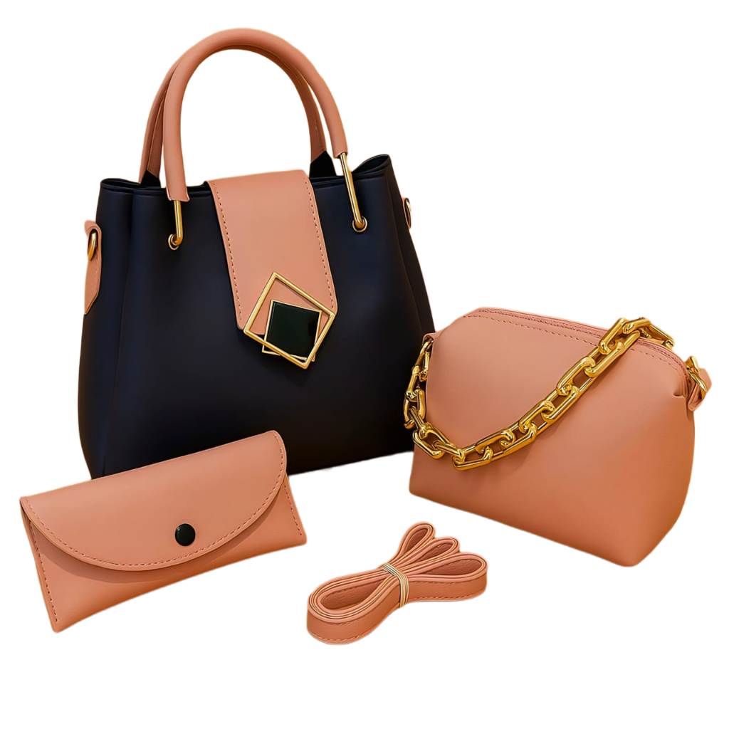 Chic 4-in-1 Designer Handbag Set – Grace Meets Glamour