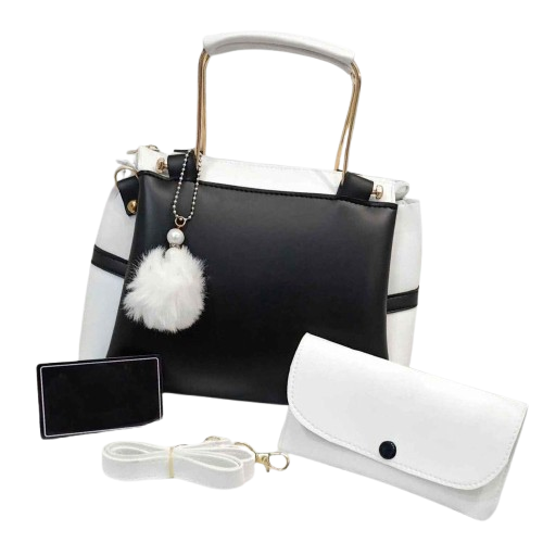 Elegant 3-Piece Handbag Set for Women – Stylish, Spacious & Versatile