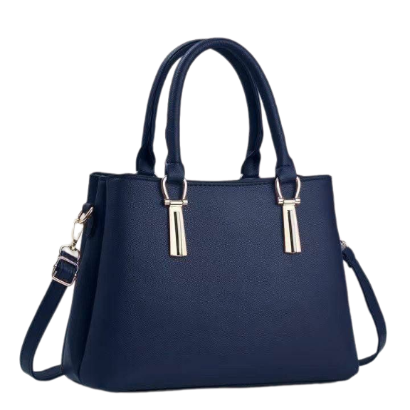 Blush  Elegant Ladies Handbag with Gold Accents – Chic & Versatile
