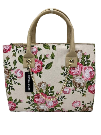 Floral Elegance Tote – By The Bag Master